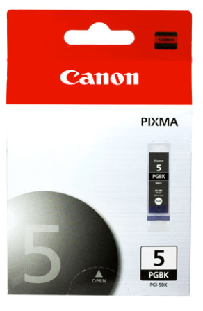 Tanque de tinta negra Canon PGI-5BK
