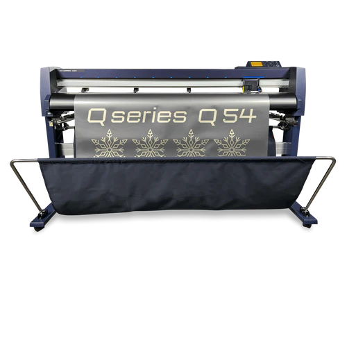 Vinyl Express Serie Q Gen 3 - Cortadora de vinilo de 54&quot;, soporte y cesta para materiales