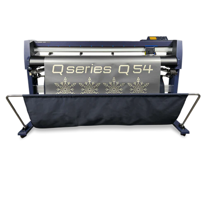 Vinyl Express Serie Q Gen 3 - Cortadora de vinilo de 54&quot;, soporte y cesta para materiales