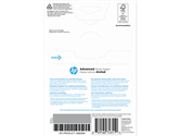 Papel fotográfico brillante HP Advanced - 100 hojas/4 x 6 pulgadas sin bordes - Q6638A 