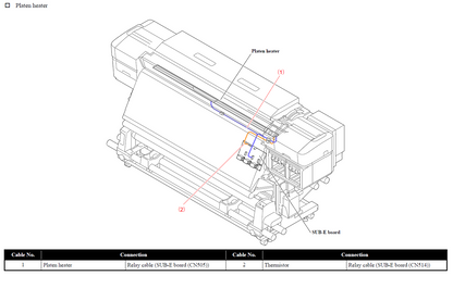 Placa sub-E EPSON SC-S30600/S40600/S50600/S60600/S70600/S80600/S30670/S40670/S50670 S60670/S70670/S80670 - 2142882