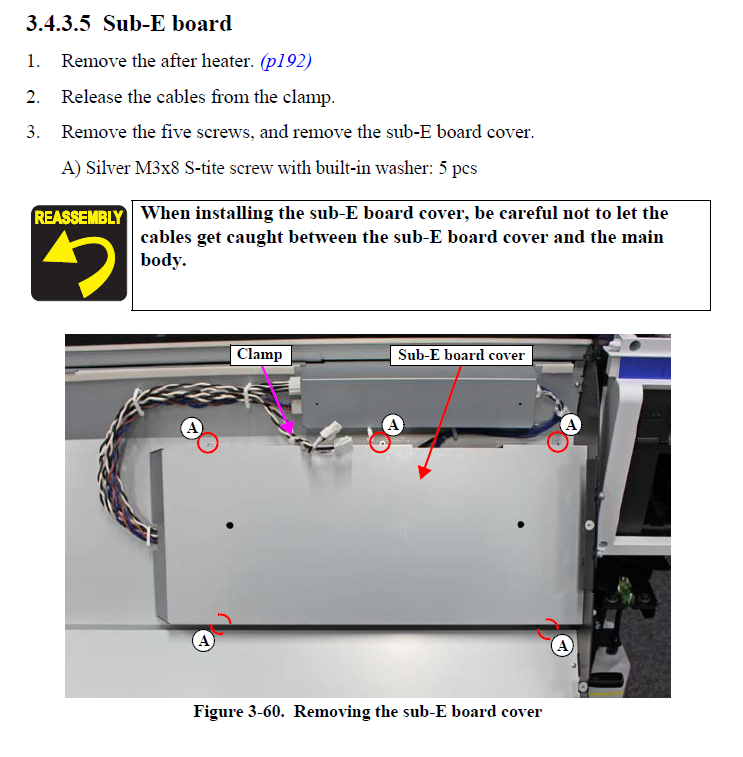 Placa sub-E EPSON SC-S30600/S40600/S50600/S60600/S70600/S80600/S30670/S40670/S50670 S60670/S70670/S80670 - 2142882