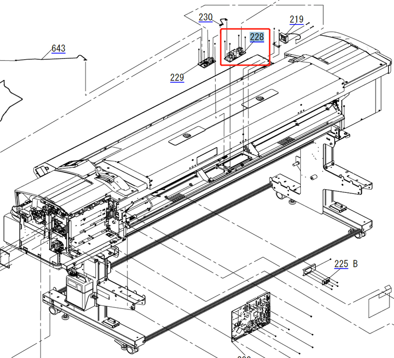 Placa de alimentación EPSON SC-S40600S60600/S80600 S40670/S60670/S80670 / PSH-C - 2188977 