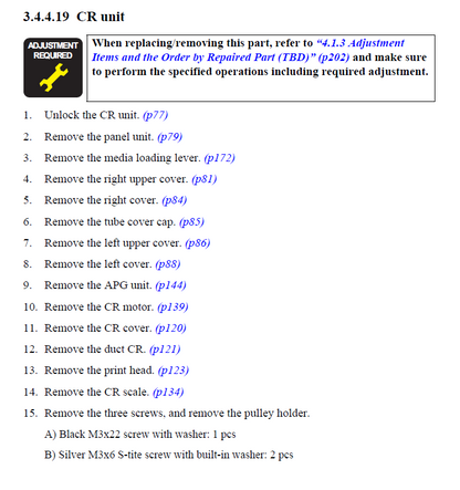 EPSON SureColor S60600 S60670 S80600 S80670 CONJUNTO DE CARRO - 1725002 