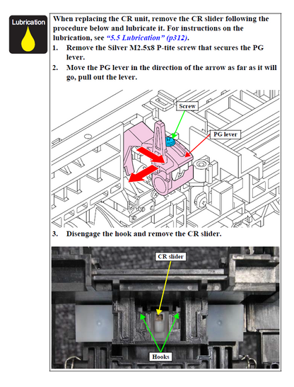 EPSON SureColor S40600 S40610 S40670 CONJUNTO DE CARRO - 1725001 
