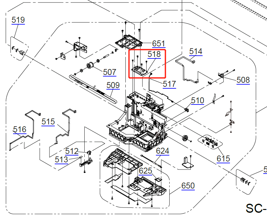 Placa secundaria EPSON SC-S40600/S60600/S80600 F9300/F9400/B9000 - 2174252 