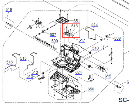 Placa secundaria EPSON SC-S40600/S60600/S80600 F9300/F9400/B9000 - 2174252 