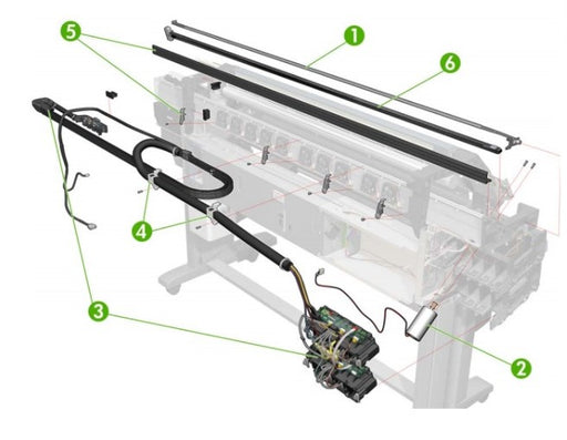 CH955-67111 Broken Bag Fixing Tools for HP Designjet L26500 www.wideimagesolutions.com  336.59