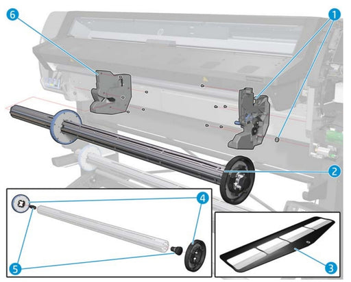 HP LATEX 310 - 360 - 330 ROLL HOUSING RIGHT SERV B4H70-67058 NEW www.wideimagesolutions.com Parts and Inks 183.99