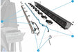 HP B4H69-67037 Air curtain fans cover without fan www.wideimagesolutions.com  127.00