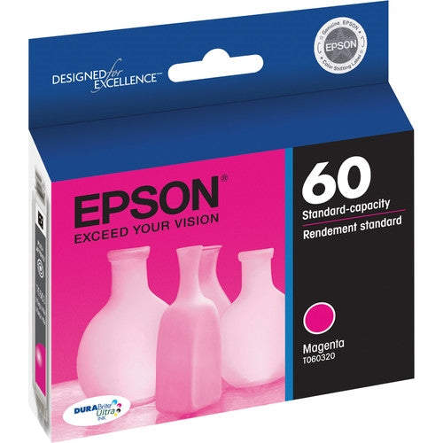 Cartucho de tinta Epson 60 DURABrite Ultra Magenta para Stylus C68, C88+, C88, CX3800, CX3810, CX4200, CX4800, CX5800F, CX7800 - T060320-S