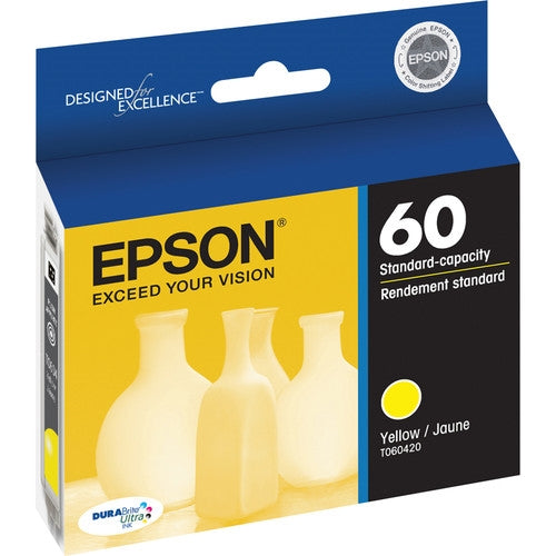 Cartucho de tinta Epson 60 DURABrite Ultra Amarillo para Stylus C68, C88+, C88, CX3800, CX3810, CX4200, CX4800, CX5800F, CX7800 - T060420-S