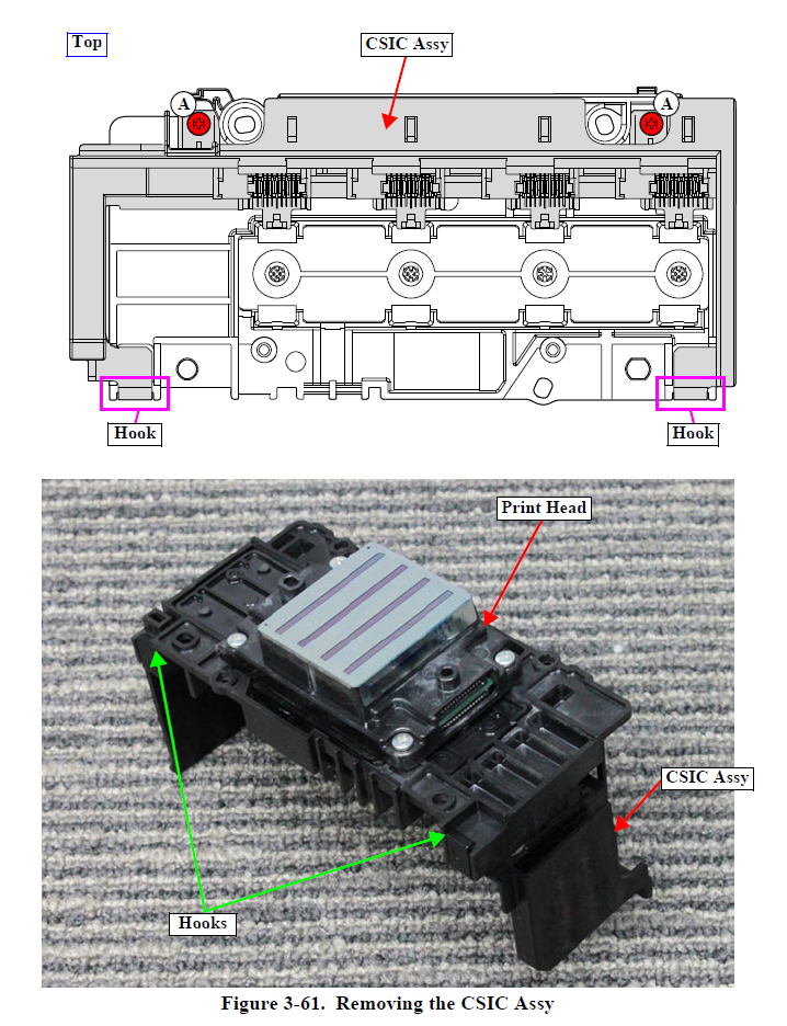 EPSON F500 F501 T2100 T3100 T5100 T5100N T3100D T3100N T3100X T3100M T3400 T3405 T5400 T5405 MÓDULO DE CONTACTO CR (CSIC) - 2183114 