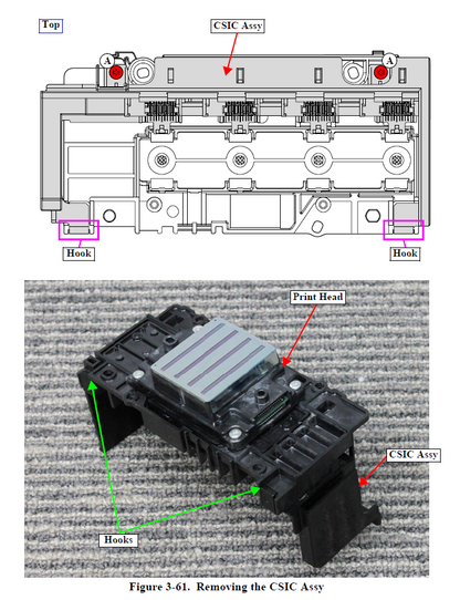 EPSON F500 F501 T2100 T3100 T5100 T5100N T3100D T3100N T3100X T3100M T3400 T3405 T5400 T5405 MÓDULO DE CONTACTO CR (CSIC) - 2183114 