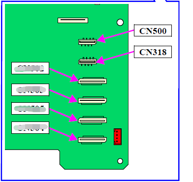 Cable FFC para EPSON F500, F501, T2100, T3100, T3100N, T3100X, T3100D y T3170 CR - 2183767 + 2183768 