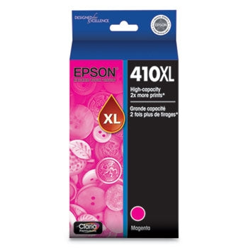 Cartucho de tinta magenta de alta capacidad Epson 410XL Claria Premium para Expression XP-530, XP-630, XP-640, XP-830 y XP-7100 - T410XL320-S