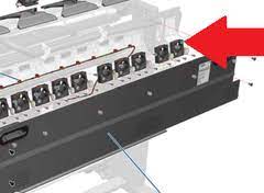 Ventilador del secador trasero - Para HP DesignJet L25500, L28500, L26100, L26500 y Latex series 210, 280 y 260 (CH955-67088) - Reacondicionado