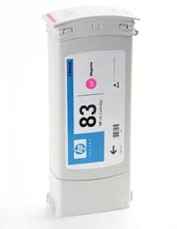 Cartucho de tinta UV magenta HP 83 para plotters HP DesignJet 5000 y 5500 - C4942A (parcialmente usado)
