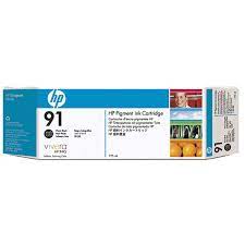 Cartucho de tinta pigmentada DesignJet HP 91 (775 ml), negro fotográfico, para DesignJet Z6100 - C9465A / Parcialmente usado