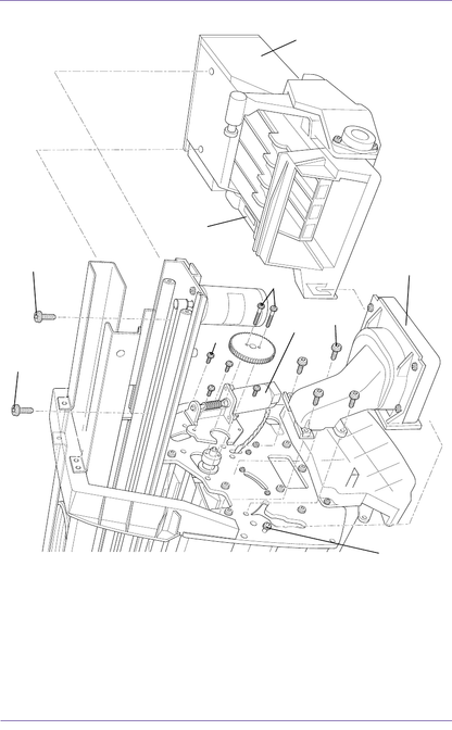 Conjunto de ventilador de aspiración/aerosol para impresoras HP DesignJet 1050C y 1055CM - Nuevo (C6072-60159)