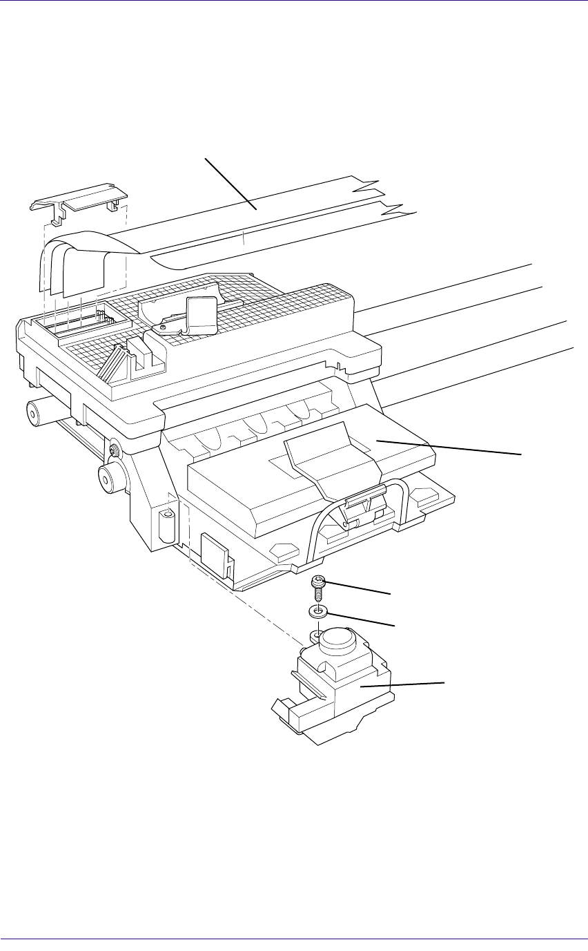 Tornillo para impresoras HP DesignJet 1050C y 1055CM (0624-0737)