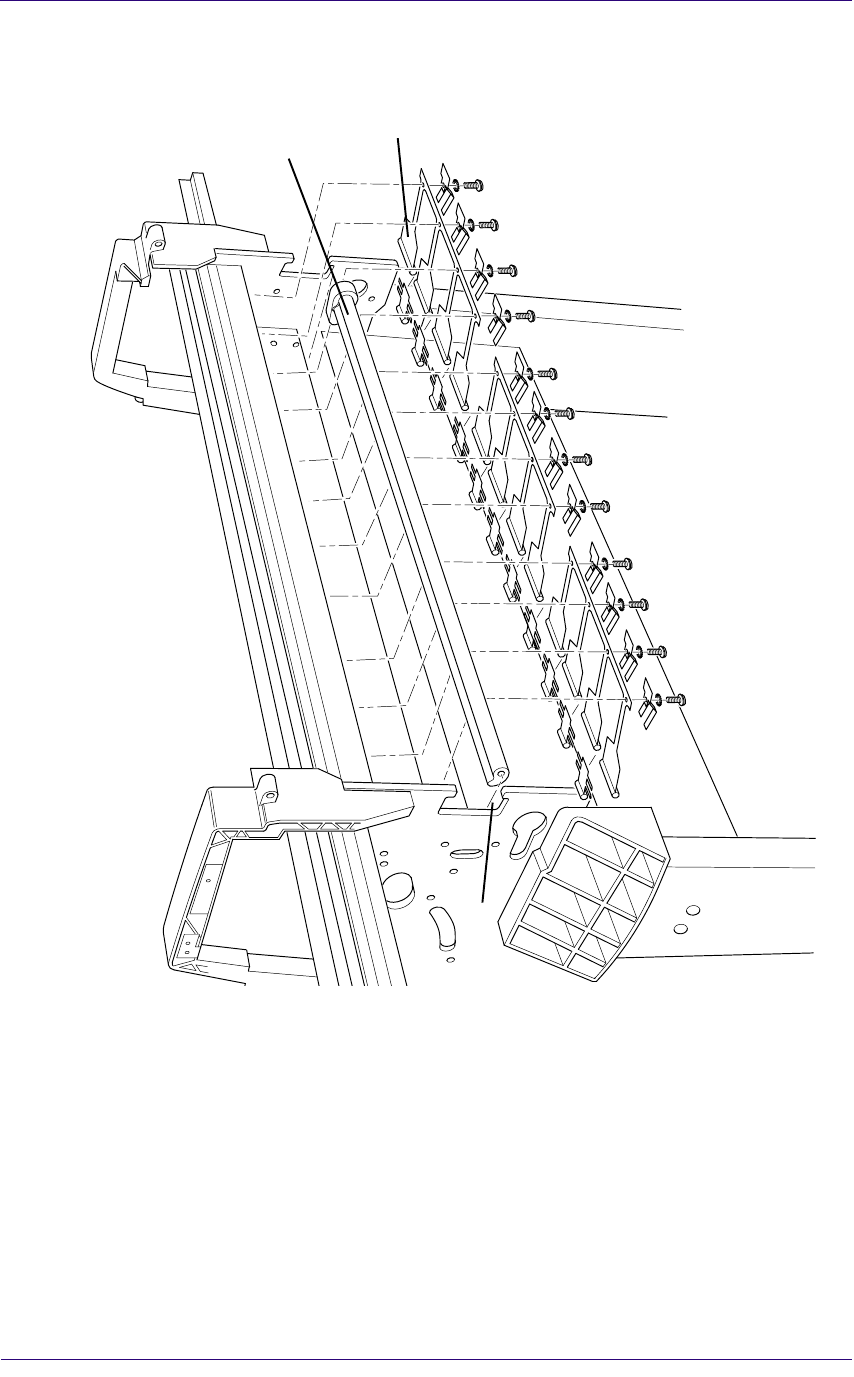 Tornillo para impresoras HP DesignJet 1050C y 1055CM (0515-2981)