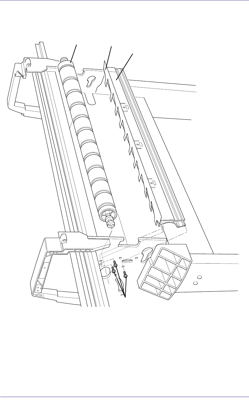 Tornillo para impresoras HP DesignJet 1050C y 1055CM (0515-2982)