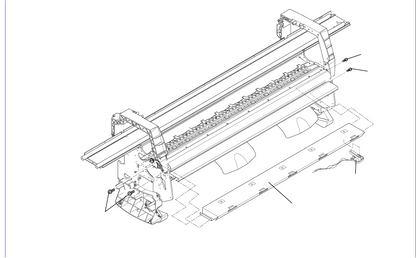 Sensor de medios para la serie HP DesignJet 1050C/1055CM - Nuevo (C6072-60190)