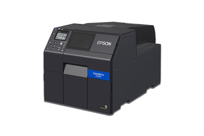 Impresora de etiquetas de inyección de tinta a color Epson ColorWorks C6000A - 4&quot; con cortador automático (mate) - Nueva