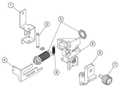 Eje de corte transversal para Graphtec FC8000/FC8600 (621263453)