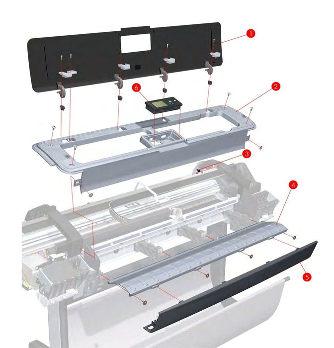 Sensor de ventana con protector para HP DesignJet T1200, T770, T610, T620, T1100, T1120, Z5200, Z2100, Z3100, Z3200 (CK837-67025)