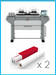 OCE 500 Colorwave + 2 Roll Unit 50k mt www.wideimagesolutions.com  4999.99
