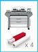 OCE 700 Colorwave  + 4 Roll Unit 300k mt www.wideimagesolutions.com  5999.99