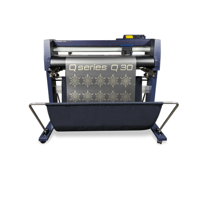 Cortadora de vinilo Vinyl Express Serie Q Gen 3 de 30&quot;, soporte y cesta para materiales