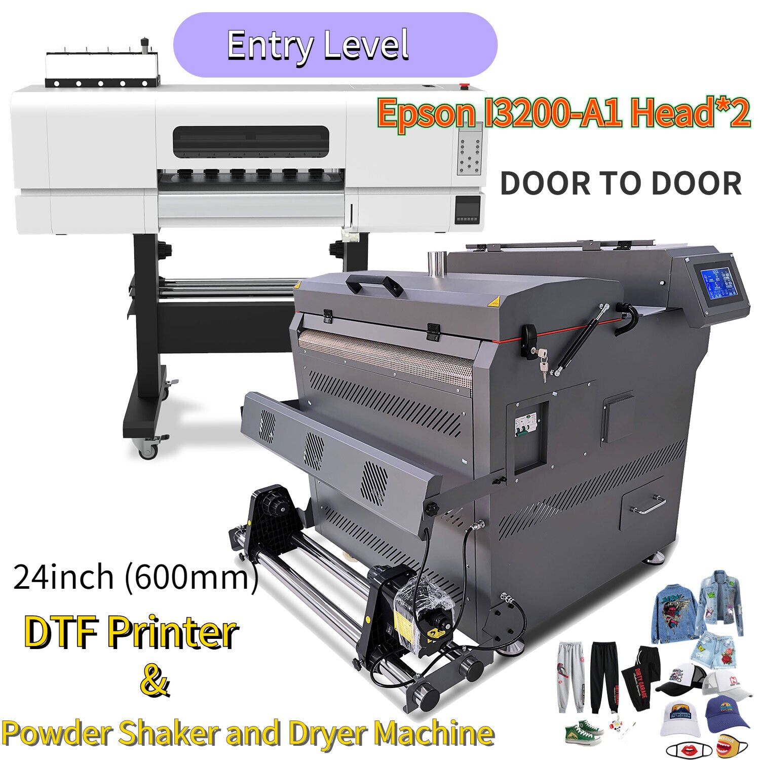 Impresora DTF CALCA Plus de 24 pulgadas (600 mm) (impresora directa a película) con cabezales de impresión duales Epson i3200-A1