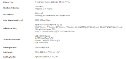 Impresora Canon imagePROGRAF PRO-2100 de gran formato de 24&quot; y 11 colores - Nueva