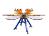 CALCA 6 Color 6 Station Screen Printing Machine Press T-shirt Printer Carousel www.wideimagesolutions.com  1599.00