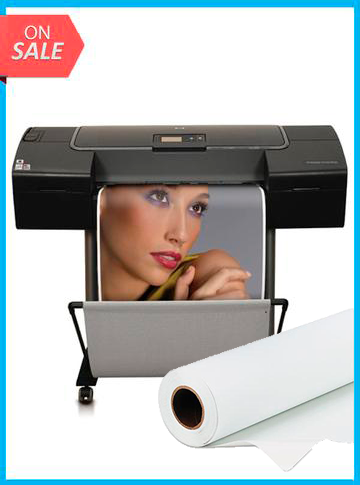 HP Designjet Z2100 24" - Q6675A - Recertified - (90 Days Warranty) + Premium Polyester Canvas Roll Matte print HP 24" x 60' inkjet www.wideimagesolutions.com PRINTER 1089.99
